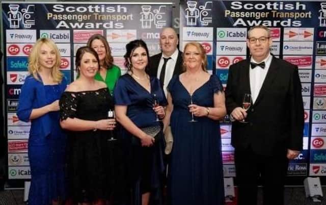 The Express Taxis team are delighted to have won the award.