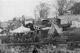 The fair in Falkirk in the early 20th century