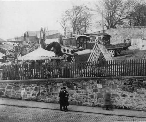 The fair in Falkirk in the early 20th century