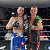 The Denny Warrior with his title (Picture: Assassin Pro Boxing)