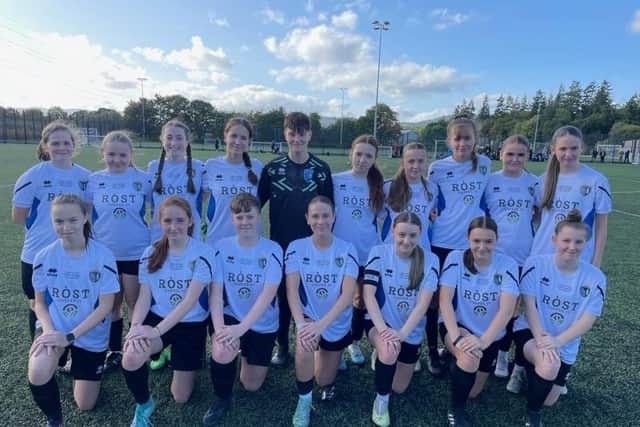Central Girls under-16s are into the semi finals of the Scottish Challenge Cup (Photo: Submitted)