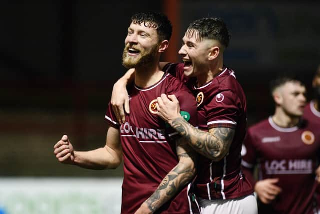 Matthew Aitken netted twice for Stenny (Photo: Michael Gillen)