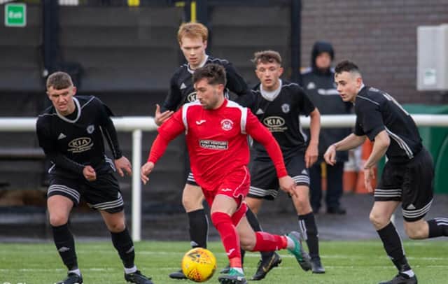 Craig Donaldson in action for former club Sauchie