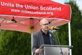 Brian Leishman MP addresses the Keep Grangemouth Working rally in August. Pic: Michael Gillen
