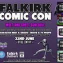 Comic Con comes to Falkirk on Saturday.