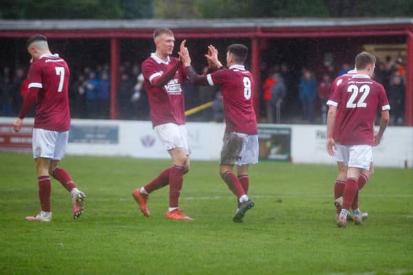 Linlithgow Rose are through to the Scottish Cup first round after a thumping home victory in the preliminary round.