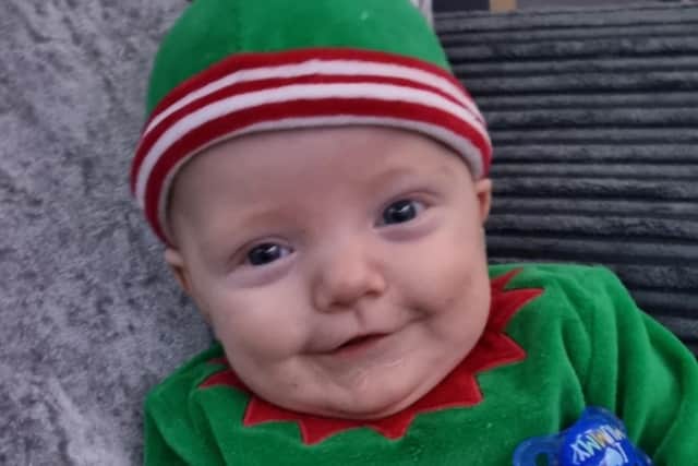 Cole Inglis was born 10 weeks early in June and now his family are looking forward to his first Christmas.
