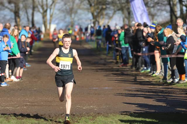In the under-15 boys' race, Vics youngster Ray Taylor secured a gold medal (Photo: Scott Louden)