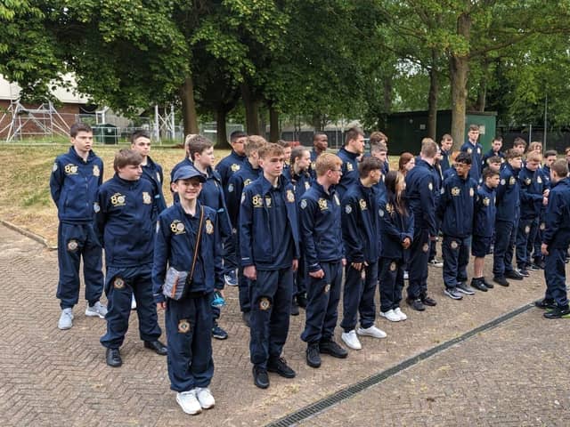 The Falkirk area air cadets gave an excellent account of themselves during their trip down south
(Picture: Submitted)