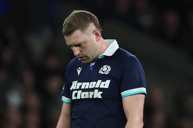Dejected Scotland ace Finn Russell (Photo: David Rogers/Getty Images)