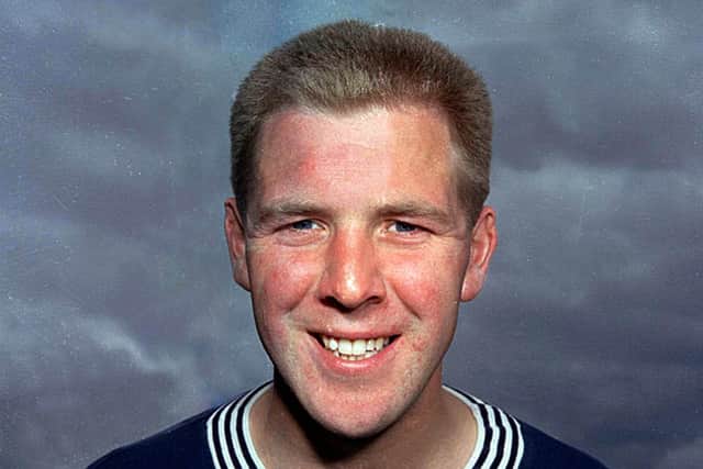 Brown, pictured in a Falkirk jersey, back in 1966 (Photo: SNS Group)
