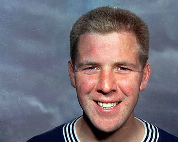 Brown, pictured in a Falkirk jersey, back in 1966 (Photo: SNS Group)