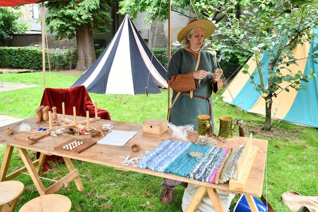 Visitors could learn more about life in the medieval times.