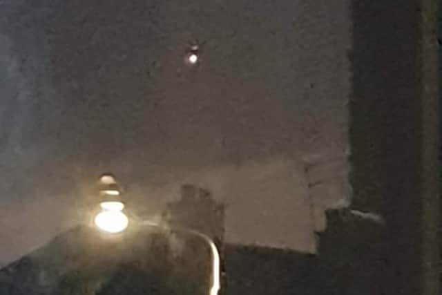 A supposed UFO sighting took place in the skies over Ineos in Grangemouth on October 12