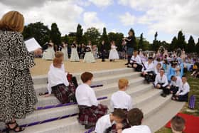 The new look Zetland Park - and its new permanent stage -  played a starring role in this year's Grangemouth Children's Day