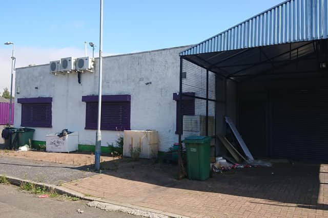 The ice cream parlour is set to replace the old Four-in-One factory in Camelon