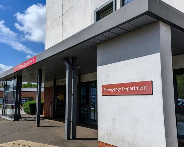 NHS bosses say  ongoing efforts to reduce waiting times in the hospital’s emergency department are not yet being seen as numbers attending continue to increase.(Picture: Michael Gillen)