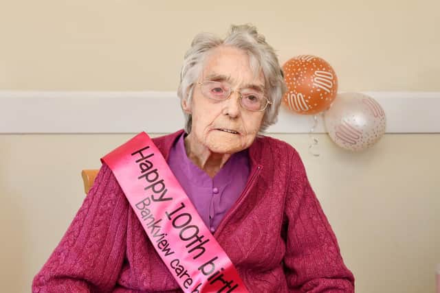 Agnes Henderson, better known as Nan, celebrated her 100th birthday on September 29. Pic: Michael Gillen