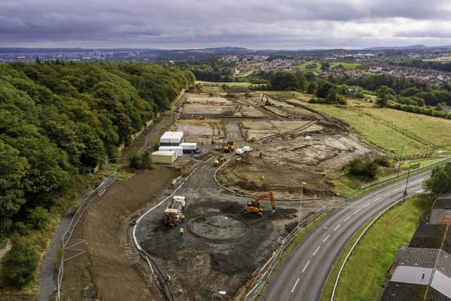 Construction starts at 111-home, affordable housing development in Hallglen, Falkirk, led by Falkirk Council with Main Contractor, CCG (Scotland).