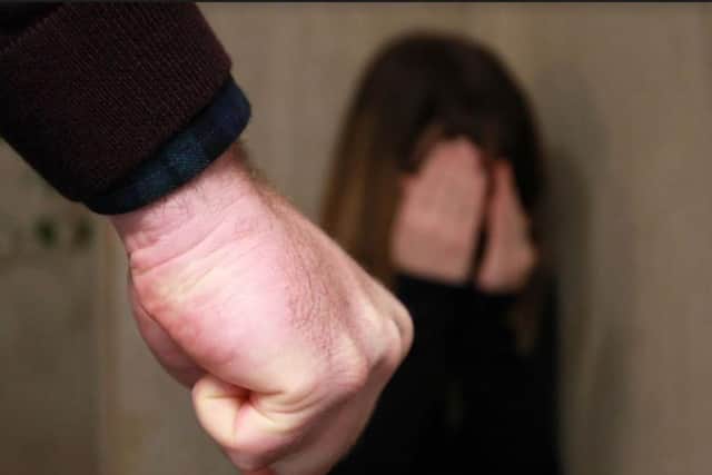 Falkirk Council area has above the national average number of domestic abuse cases. Pic: File image, posed by models