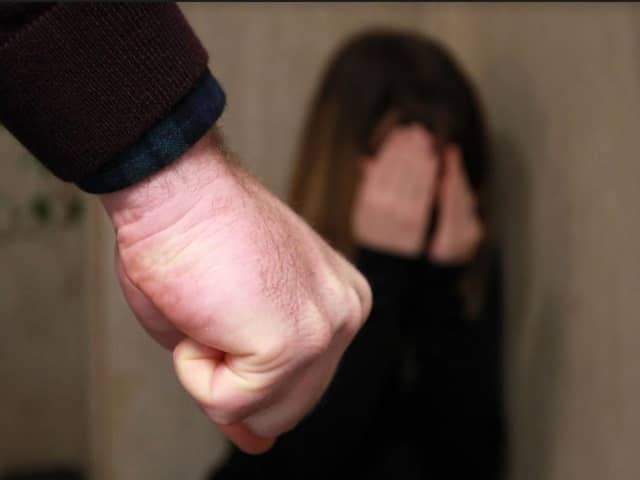 Falkirk Council area has above the national average number of domestic abuse cases. Pic: File image, posed by models