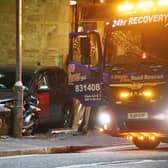 A recovery operation got underway. Pic: Michael Gillen