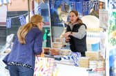 Eva Tzatziki's homemade Greek food is among the traders who will be at this month's market on Saturday.  (Pic: Mark Ferguson)