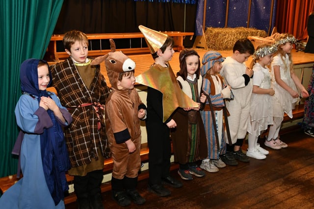 The youngsters had great fun taking part in this year's nativity play