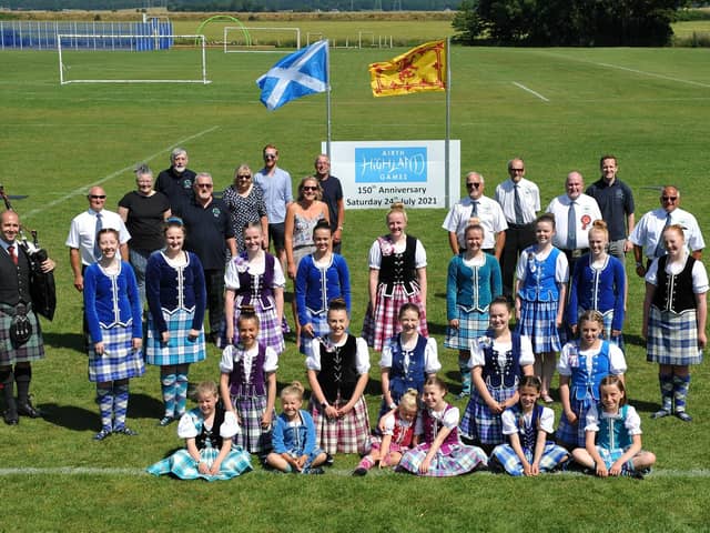 Airth Highland Games was cancelled in 2021 but a special ceremony to mark the event's 150th anniversary did take place