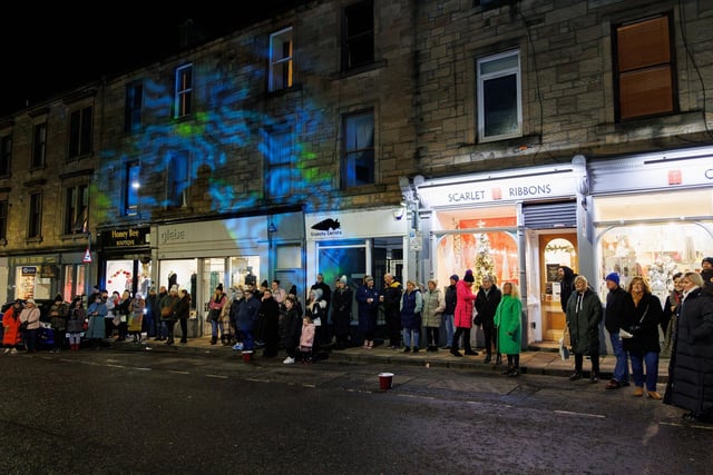 Crowds turned out to support the Christmas shopping night on Thursday.