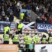 Falkirk fans during the Scottish League One match between Dunfermline Athletic and Falkirk at East End Park earlier this campaign (Photo: Dave Johnston)