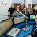Radio Royal DJ Lee Tait and some of the team of staff and volunteers are now reaching a bigger audience after going digital
(Picture: Mark Ferguson, National World)
