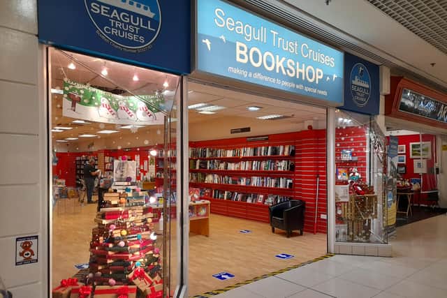The Seagull Trust Cruises Bookshop was opened in The Howgate Shopping Centre, Falkirk in October. Contributed.