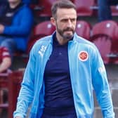 Stephen Swift watching Stenhousemuir play Elgin City last month (Photo: Scott Louden)