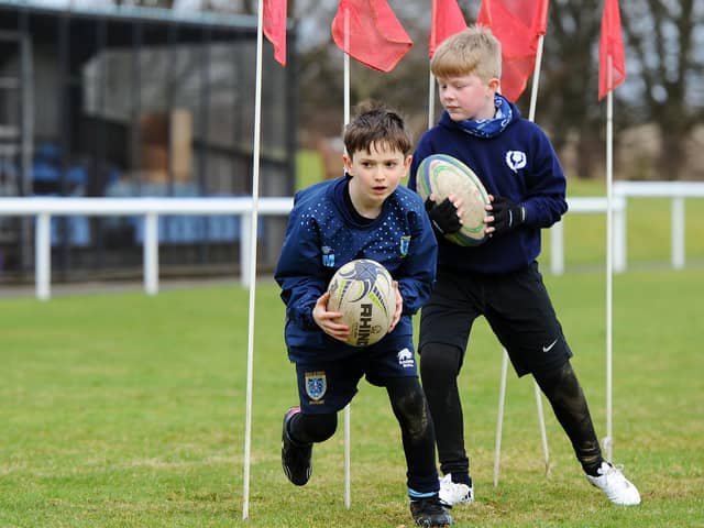 Falkirk RFC minis in training (Pic: Michael Gillen)