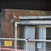 An area of the school had to be cordoned off after a wooden beam fell over the weekend
(Picture: Michael Gillen, National World)