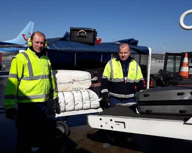 Sandbags from Falkirk arrive in Krakow to be sent to Ukraine to protect monuments