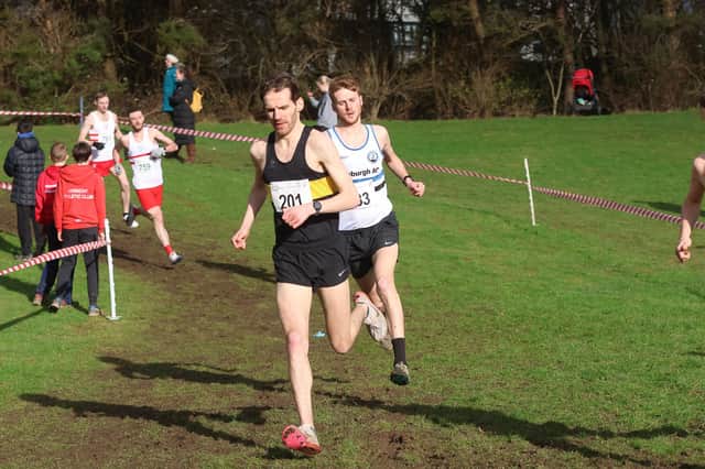 Scott Stirling earned his club a first-ever senior medal at the Falkirk-based National XC event (Photo: Scott Louden)