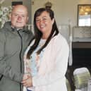 Lesley McGuinness and Chris O'Neill will marry at The Three Kings in Shieldhill on Saturday after winning their big day courtesy of the Cattanach family who run the venue