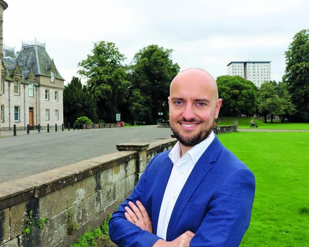 Mental health campaigner and SNP policy convener Toni Giugliano has been selected as the SNP candidate to fight for the Falkirk Westminster seat. Pic: Contributed