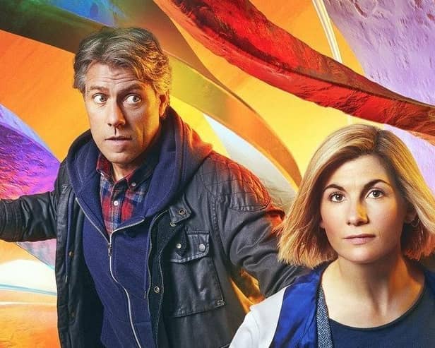 John Bishop as Dan with Jodie Whittaker as Doctor Who   Pic: BBC Studios/Zoe McConnell