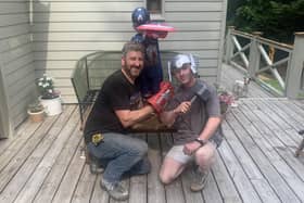 A GoFundMe page has been set up to help raise money to support dad and 'Papa' Jim Douglas as he seeks cancer treatment in Germany. (pic: submitted)