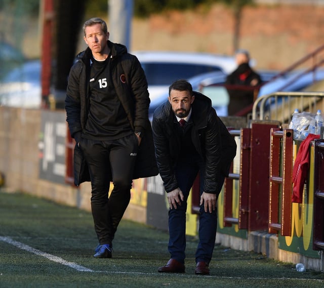 Stenhousemuir manager Stephen Swift (Pic:Dave Johnston)
