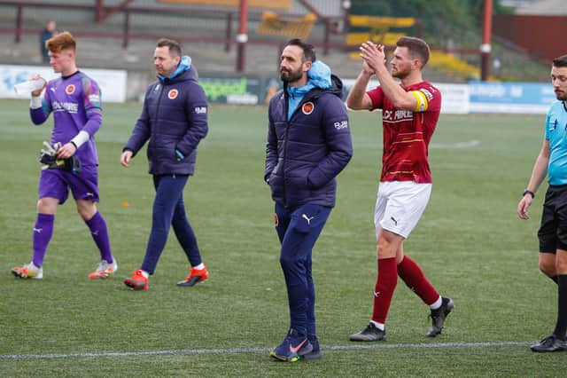 Stenhousemuir manager Stephen Swift was happy with the performance