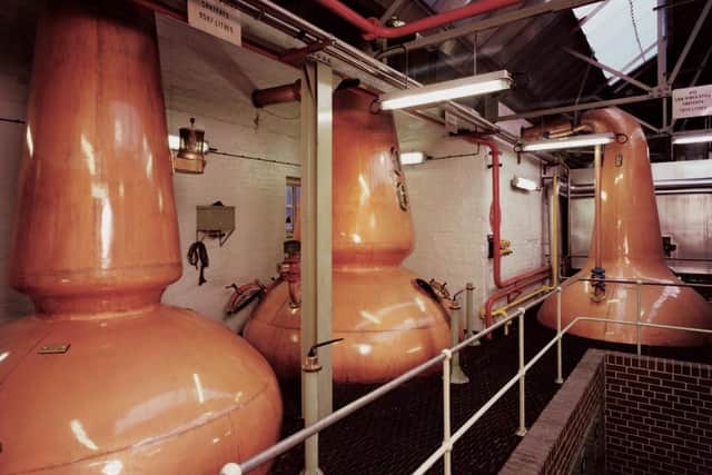 The original copper stills in the distillery. Pic: Contributed