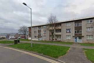 Haggart subjected residents to sectarian abuse at an address in Bowhouse Road, Grangemouth