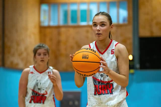 Rachel Dagger put Gladiators to the sword, scoring a whopping 44 points for Falkirk Fury (Photo: Gary Smith)