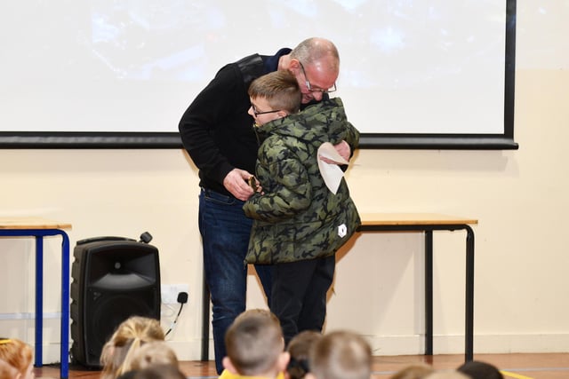 Things get emotional during iain's retirement ceremony