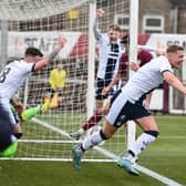 24-02-2024. Picture Michael Gillen. KELTY. New Central Park. Kelty Hearts FC v Falkirk FC. Season 2023 - 2024. Matchday 25. SPFL cinch League One.:.