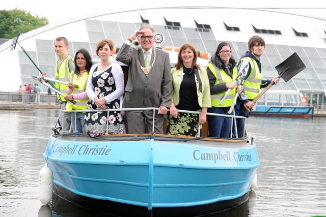 First canal college participants onboard the Campbell Christie 2013